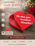 Personalisierte Herz-Aufbewahrungsbox
